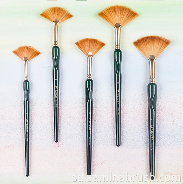 فين پينٽنگ برش Fan Painting Brush